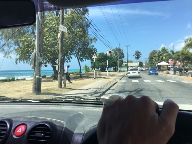Barbados - droga do Oistins